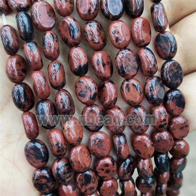 Natural Green Prehnite Oval Beads