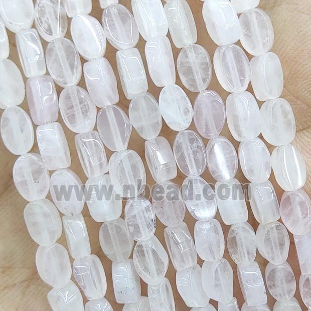 Rose Quartz Oval Beads Lt.Pink