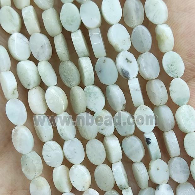 Amazonite Oval Beads Lt.blue B-Grade