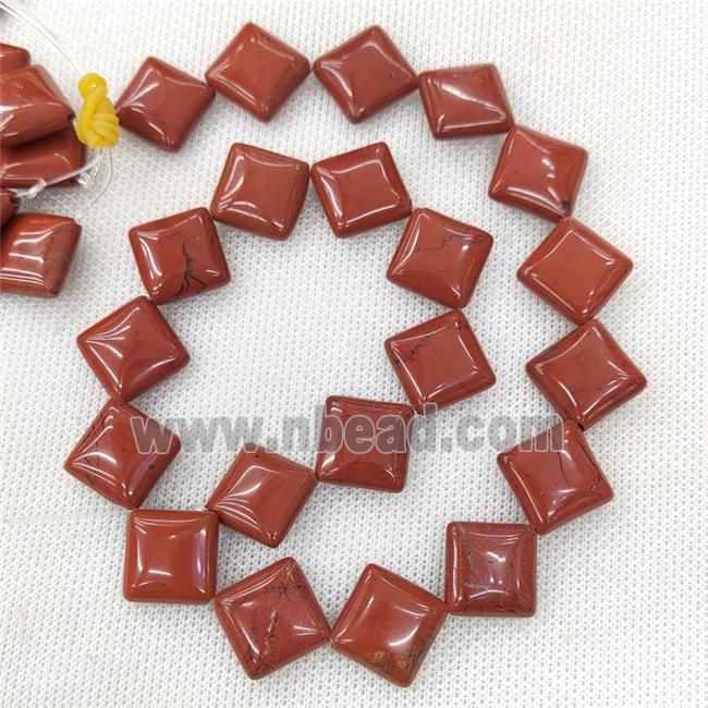 Natural Red Jasper Beads Square Corner-Drilled