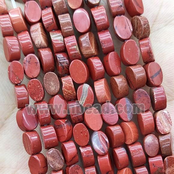 Red Jasper Oval Beads