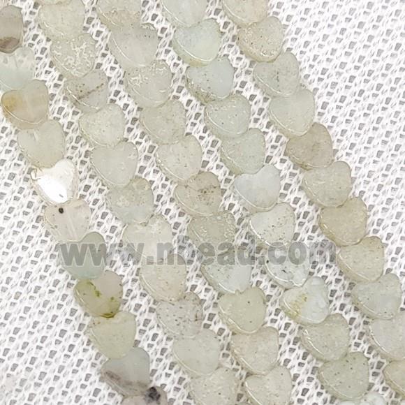 Amazonite Heart Beads C-Grade