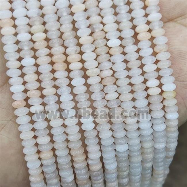 Natural Pink Aventurine Beads Smooth Rondelle