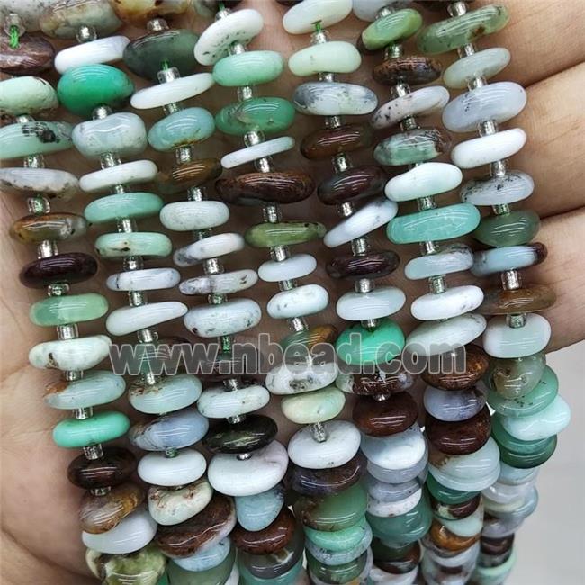 Natural Australian Chrysoprase Spacer Beads Green Freeform Chips