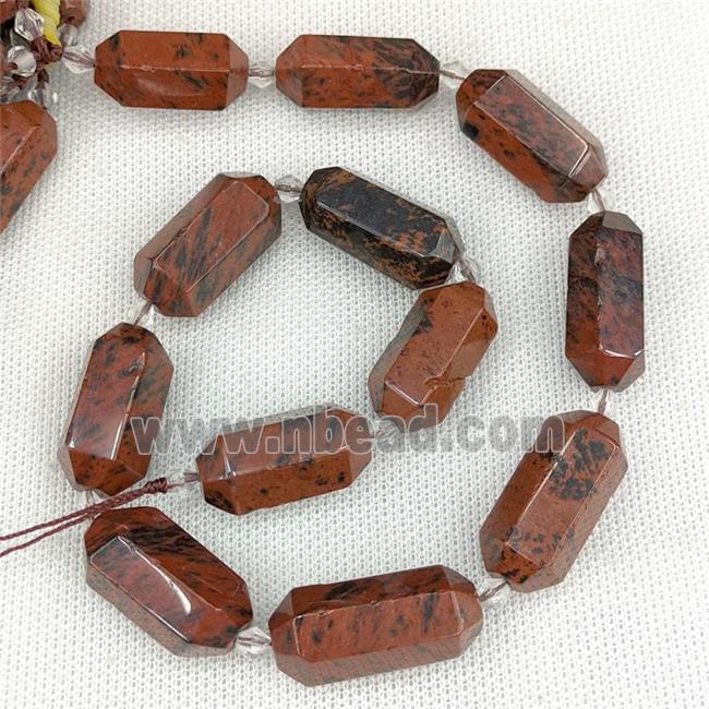 Natural Autumn Jasper Prism Beads