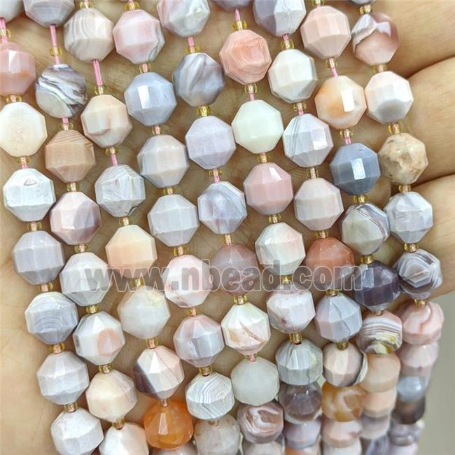 Natural Pink Botswana Agate Beads Bullet