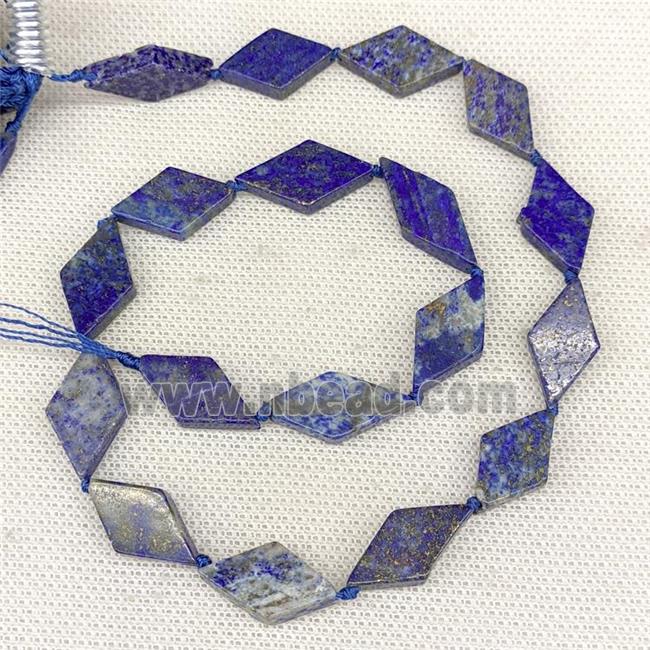 Natural Blue Lapis Lazuli Rhombus Beads