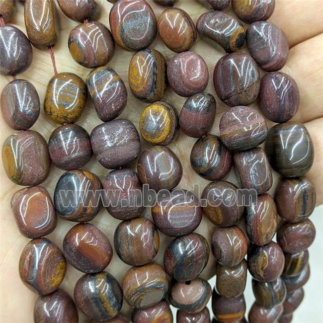 Natural Iron Bronzite Beads Freeform Chips