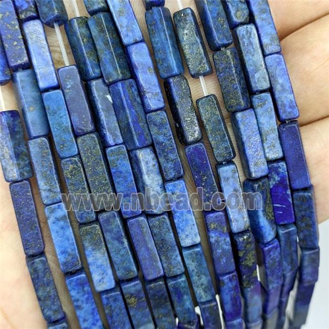 Natural Lapis Lazuli Beads Cuboid Blue Dye