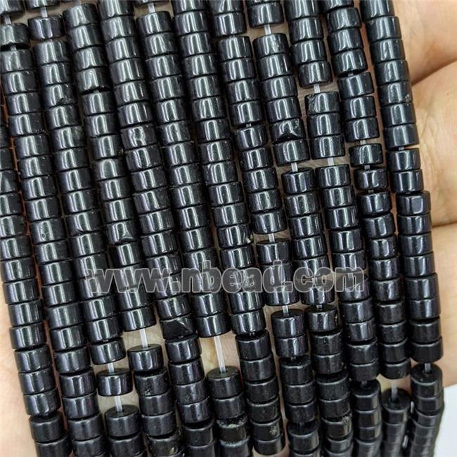 Natural Black Jasper Heishi Beads