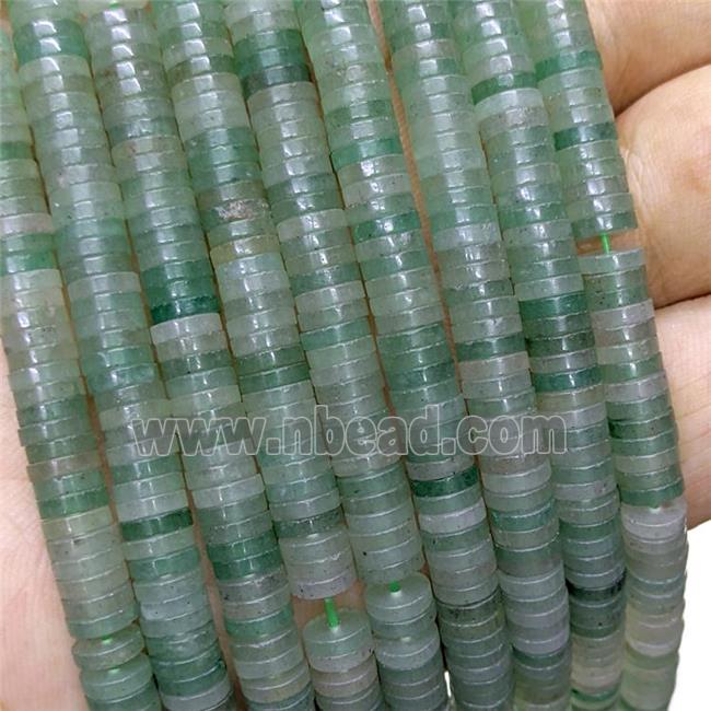 Natural Green Aventurine Heishi Beads