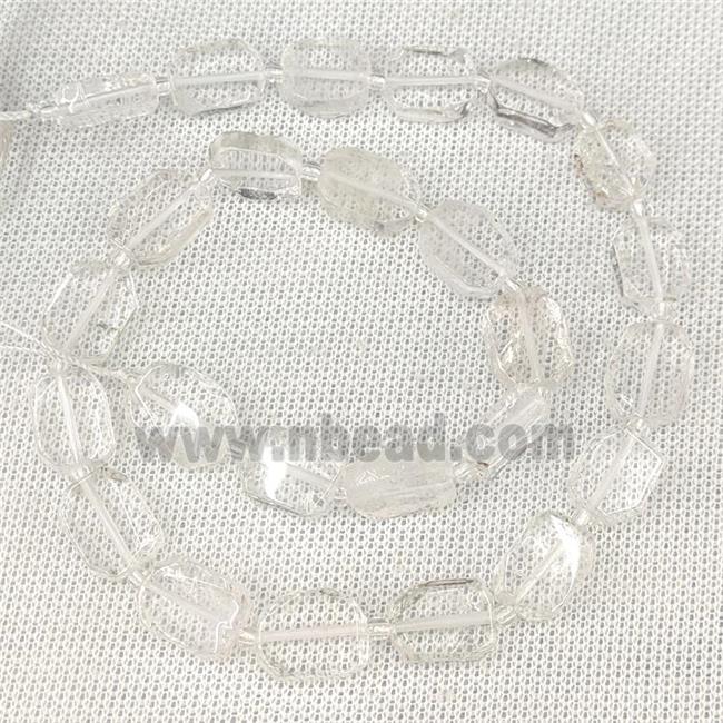 Natural Clear Quartz Beads Rectangle