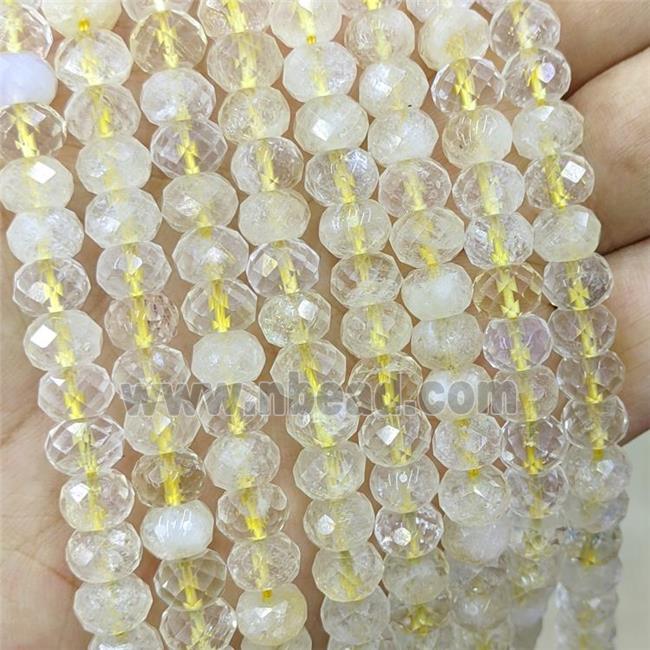 Natural Citrine Beads Faceted Rondelle