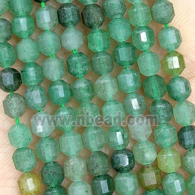 Natural Green Aventurine Beads Prism