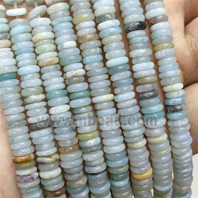 Natural Chinese Amazonite Heishi Beads