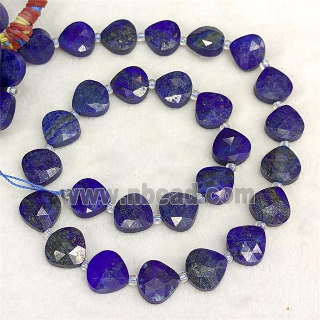 Natural Blue Lapis Lazuli Beads Faceted Teardrop