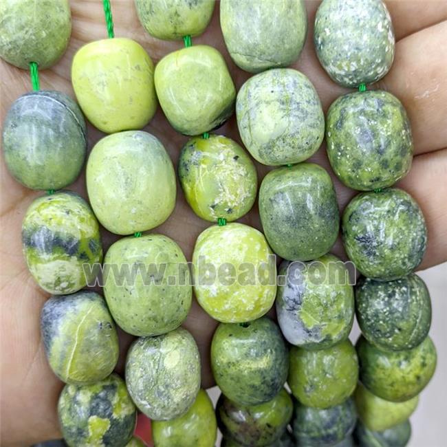 New Australian Chrysoprase Nugget Beads Olive Freeform