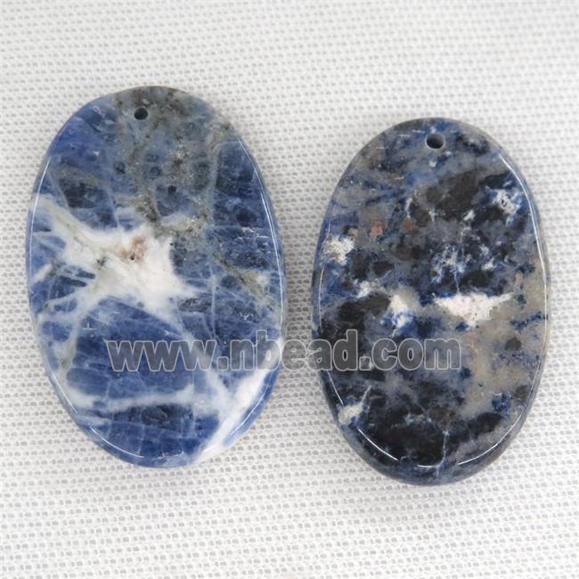 blue Sodalite oval pendant