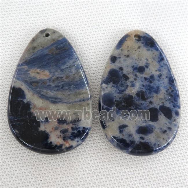 blue Sodalite teardrop pendant