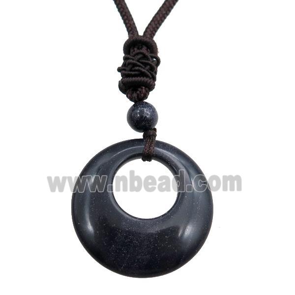 blue sandstone necklace