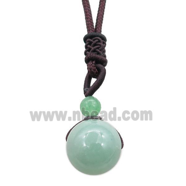 green aventurine necklace