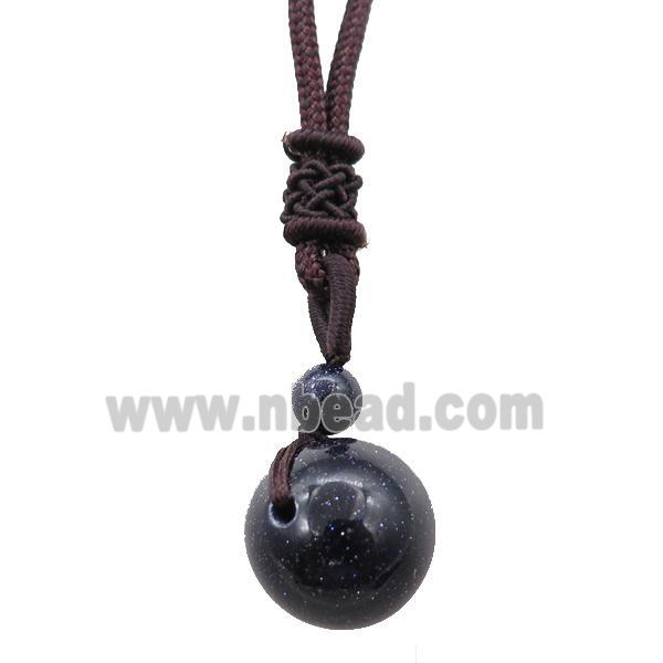 blue sandstone necklace