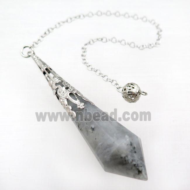 Labradorite pendulum pendant