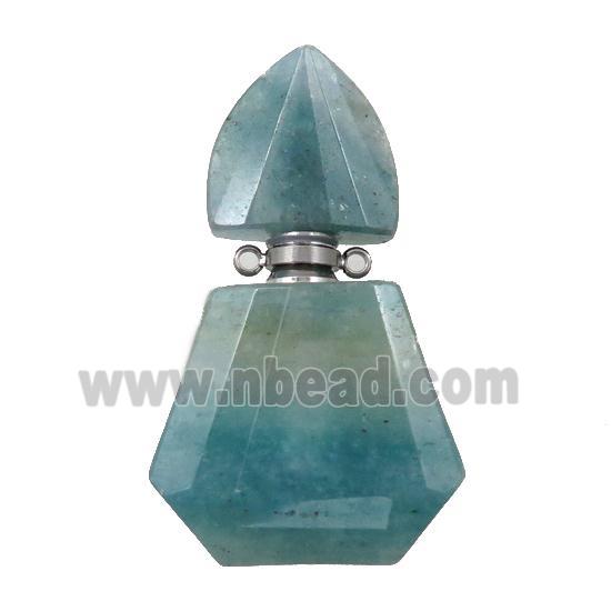 green Quartz perfume bottle pendant