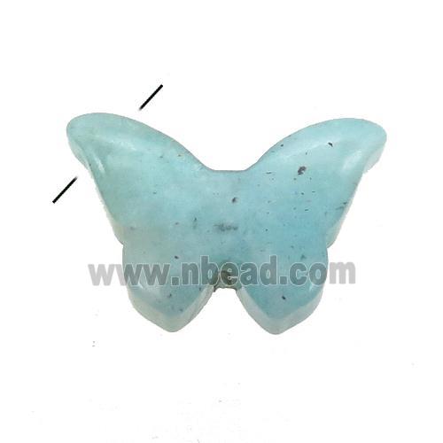 Amazonite butterfly pendant