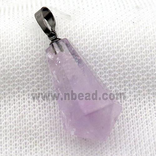 purple Amethyst pendulum pendant