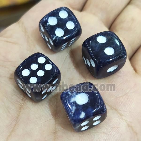 Blue Sodalite Cube Dice