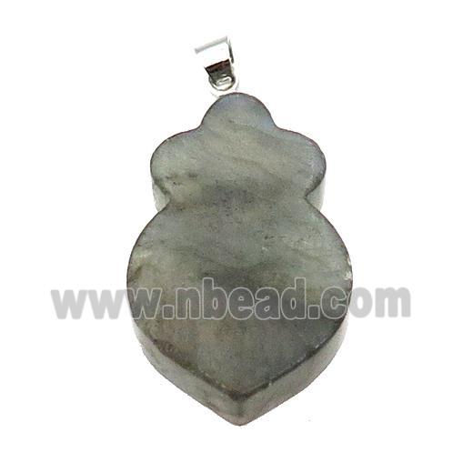 Labradorite Shield Pendant