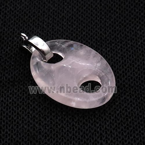 Rose Quartz Pignose Pendant