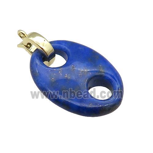 Blue Lapis Pignose Pendant