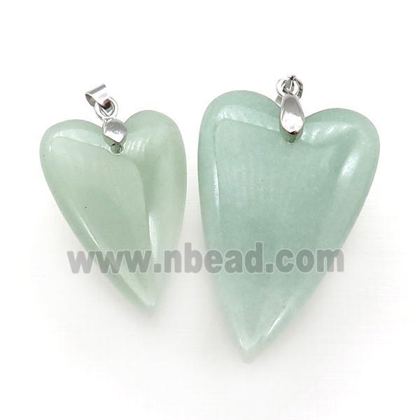 Green Aventurine Heart Pendant