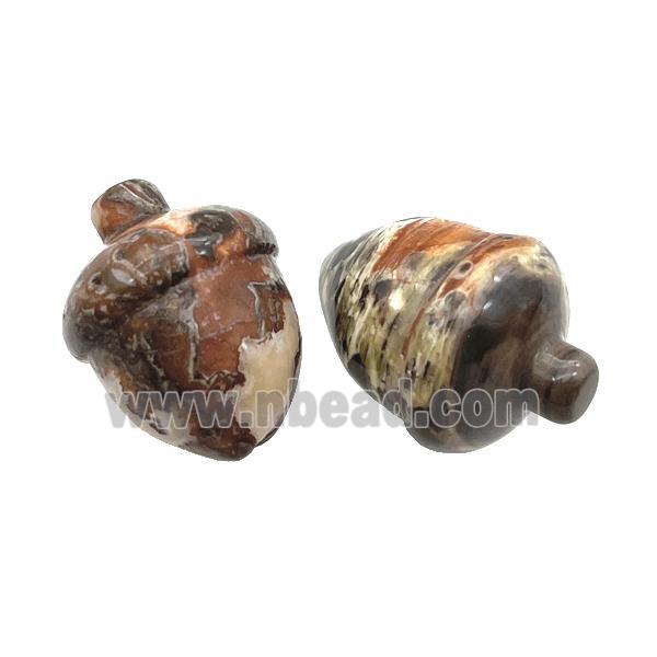 Ocean Jasper Acorn No Hole