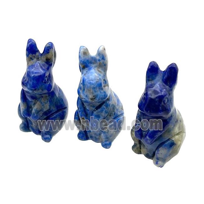 Blue Lapis Rabbit No Hole