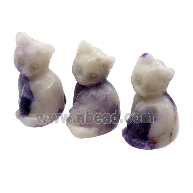 Lilac Jasper Cat No Hole