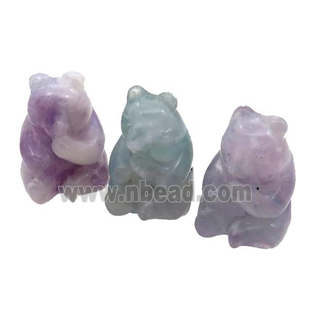 Fluorite Bear No Hole