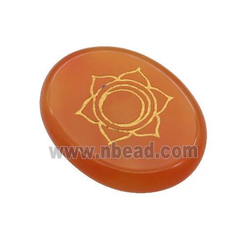 Mix Gemstone Oval Cabochon Chakra Pendant No Hole