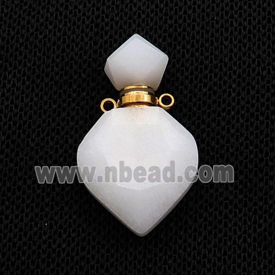 White Jade Perfume Bottle Pendant