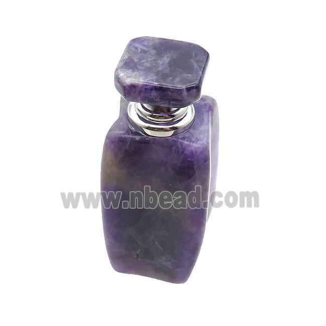 Puprle Amethyst Perfume Bottle Pendant