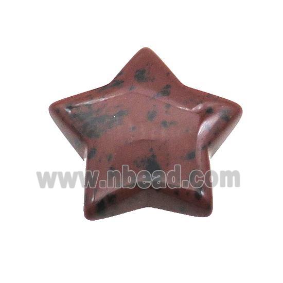 Autumn Jasper Star Pendant Undrilled