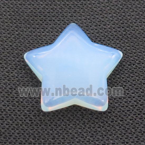 White Opalite Star Pendant Undrilled