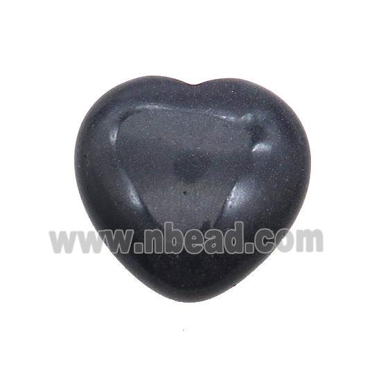 Blue Sandstone Heart Pendant Undrilled