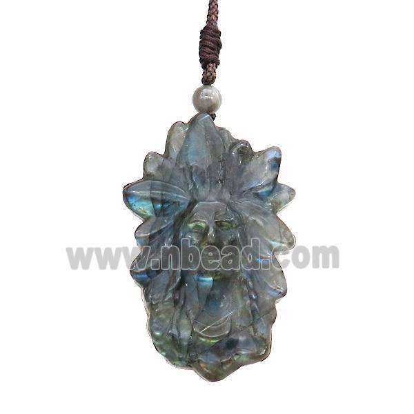 Natural Labradorite Necklace Elder