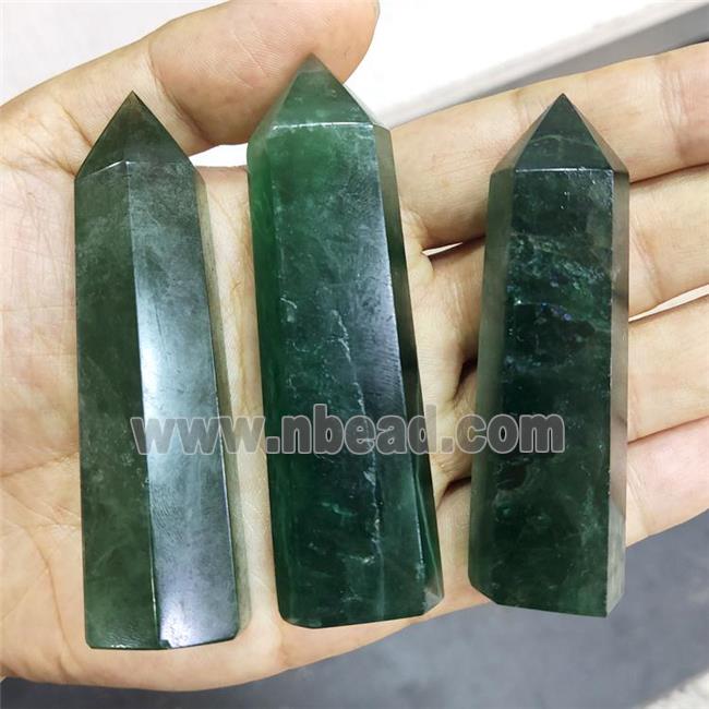 Green Fluorite Tower Undrilled