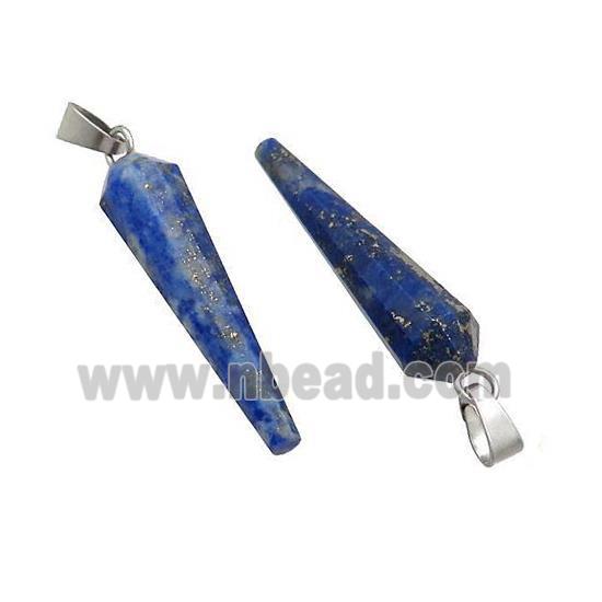 Natural Lapis Lazuli Pendulum Pendant Purple