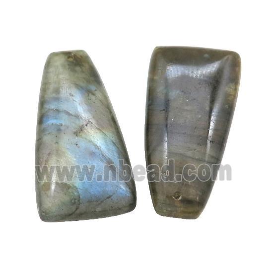 Natural Labradorite Trapeziform Pendant