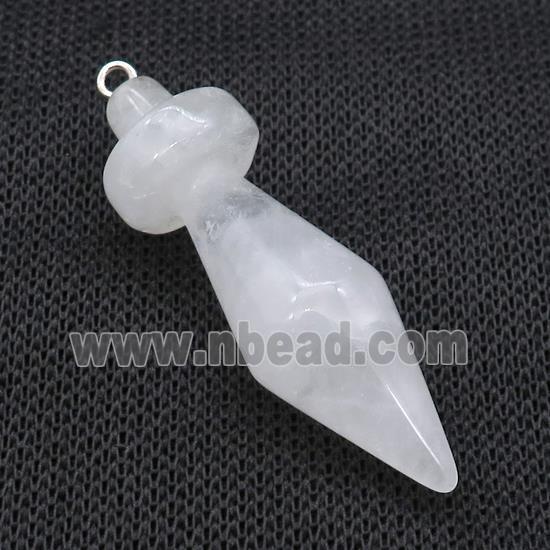 Natural Clear Quartz Pendulum Pendant